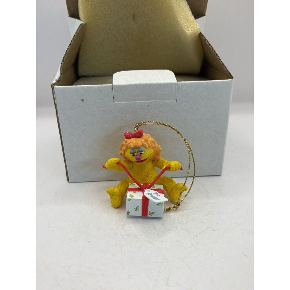 Vintage 1993 Grolier Christmas on Sesame Street “Ruby” Ornament Jim Henson